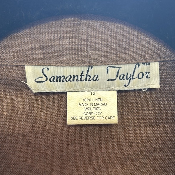 100% Linen Blazer - Picture 3 of 6